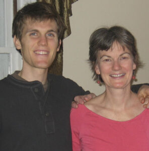 Portrait of Bev and her son Brendan